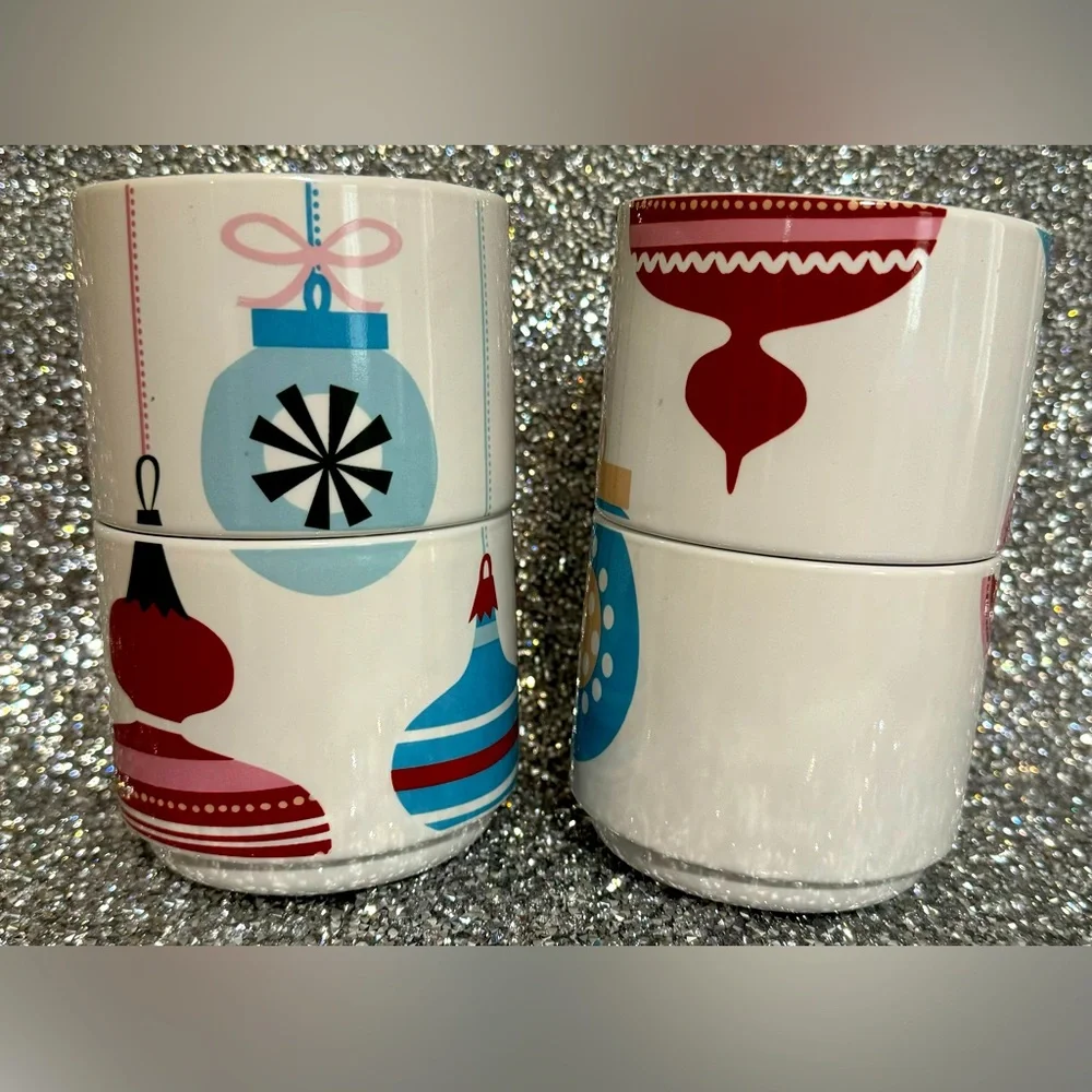 Pier 1 Christmas Cup Set